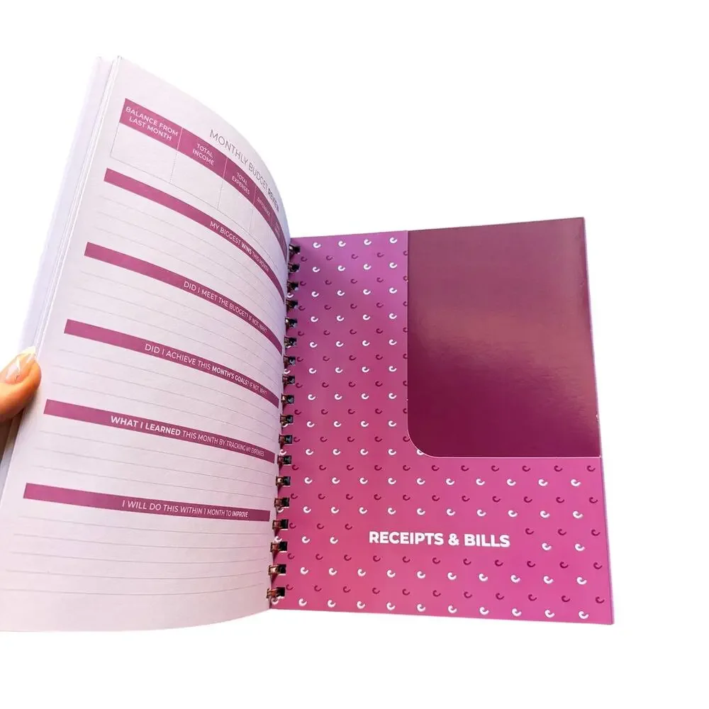 Clever Fox Budget Planner Bill Organizer Rose Gold Undated Finance